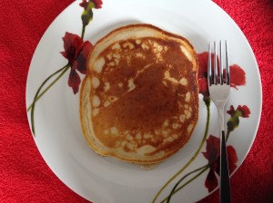 Eggless pancakes